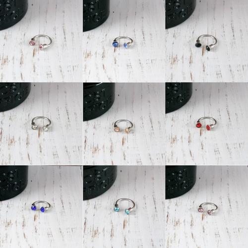Foto Produk Bp0131 - Piercing Ring Earring Antung Tindik Piercing Pria Wanita Swag - Soft Blue dari Serbu Lima Ribu