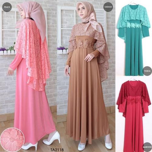 Foto Produk Gamis Cape Venera TA2118 dari ZulfaButiq03