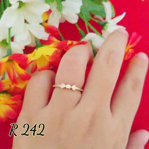 Jual Cincin Simple Lapis Emas Hadiah Cantik Kab Badung Prava Collection Tokopedia