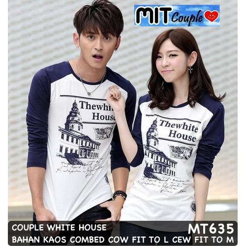 Foto Produk BAJU COUPLE/BAJU PASANGAN/KAOS COUPLE/KAOS PASANGAN MURAH WHITE HOUSE dari 1tanahabangcom