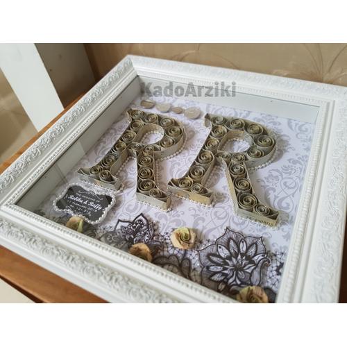 Gambar mahar pernikahan, scrapframe mahar, mahar frame 30x30cm dgn uang mahar dari KadoRziki Kota Tangerang Selatan Tokopedia