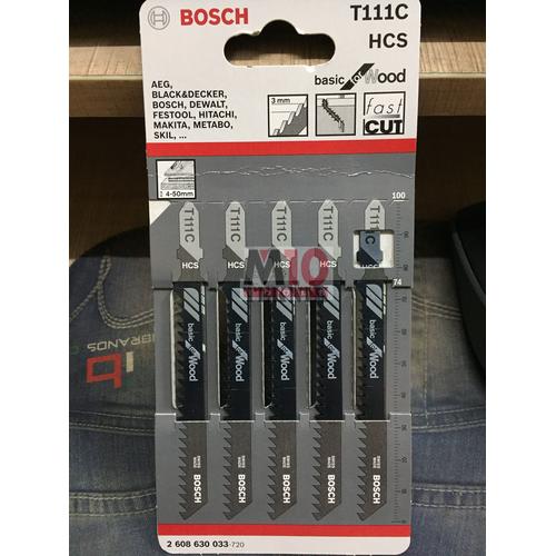 Foto Produk Mata Jigsaw Bosch T111C Model T Jigsaw Blade Satuan dari M10 Teknik