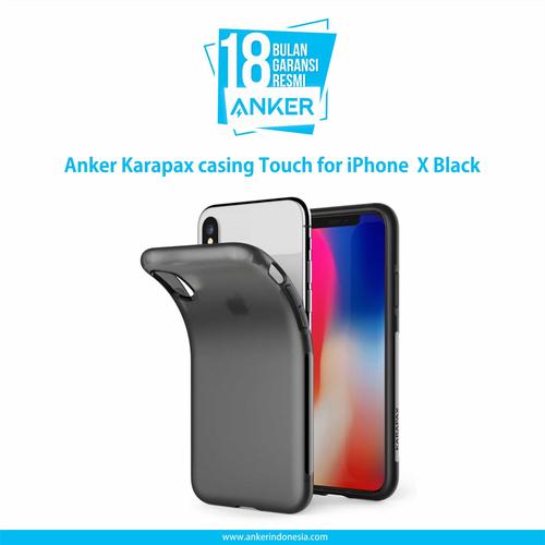 Foto Produk Casing Anker Karapax Touch for IPhone X Black - A9004H11 dari Anker Indonesia