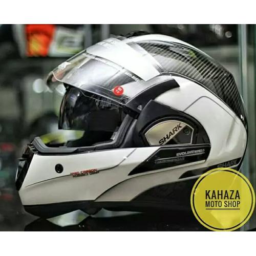SHARK EVOLINE PRO CARBON WHITE GLOSSY 