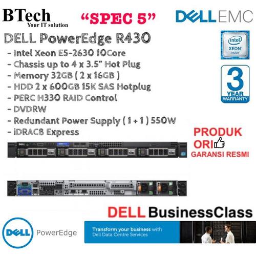 ◎ Dell 摂れ PowerEdge R430/2*E5-2603v4 1.7GHz/8GB/7*2TB/H730 ( 