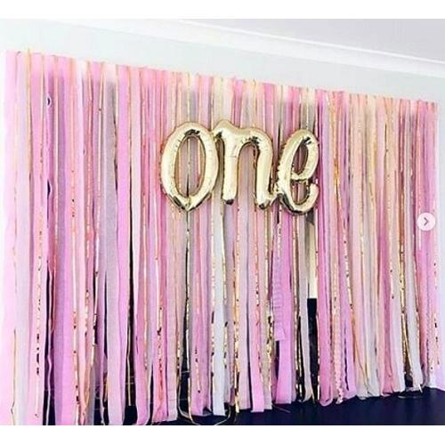 Foto Produk Balonasia Dekorasi Streamer Party - Dekorasi Ulang Tahun / Pesta - Pink dari Balonasia