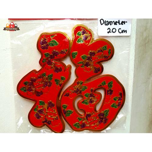 Foto Produk STIKER FU HOKI BUSA TEMPELAN KACA DINDING IMLEK MURAH GROSIR IMLEK dari MadisonShop