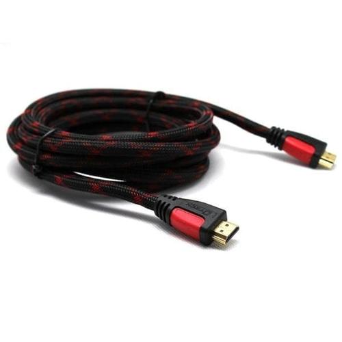 Foto Produk KABEL HDMI 1.5M SERAT JARING HDMI TO HDMI 1.5 M 1080P V1.4 3D HQ dari acc pusat jakarta
