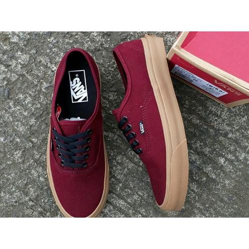 vans maroon gum