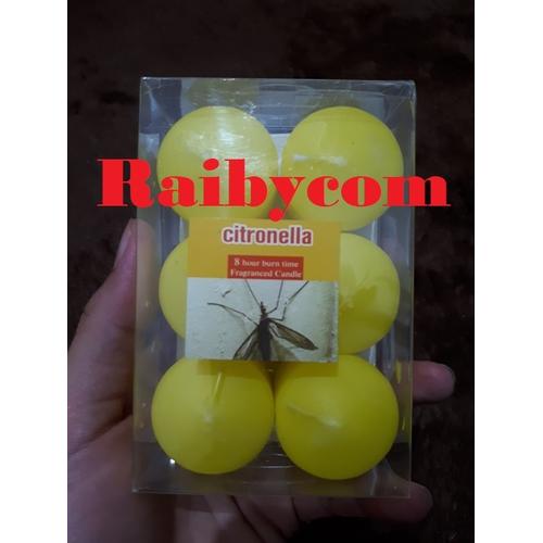 Foto Produk Lilin Aromaterapi Citronella Anti Nyamuk Bakar 8 Jam isi 6 Pcs dari Raibycom