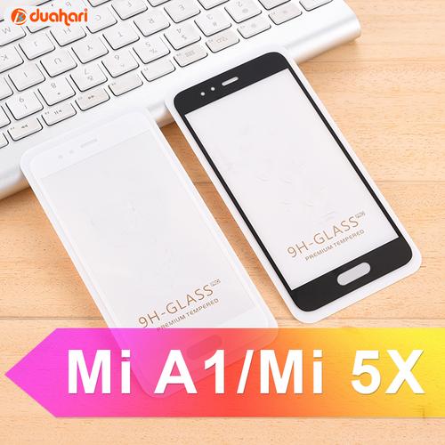 Foto Produk Tempered Glass Full Cover XIAOMI MI A1 5X Screen Protector kaca MIA1 - Hitam dari Dua Hari Jakarta