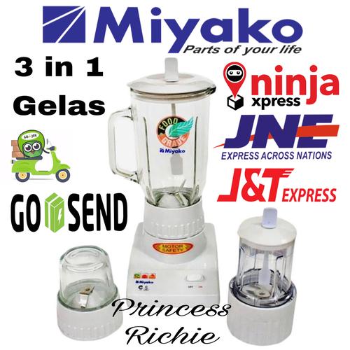 Gambar Blender Miyako BL-102GS 3 in 1 Gelas dari Princess Elektronik undefined Tokopedia
