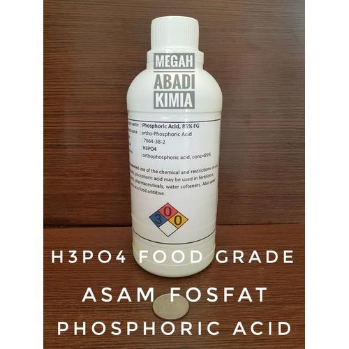 Foto Produk Phosphoric acid food grade / H3PO4 / asam fosfat / 950 Gram dari Megah Abadi Chem