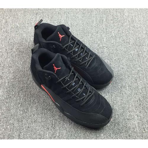all black jordan 12 low
