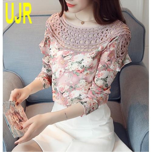 Jual Blouses Spring Bahan Chiffon 