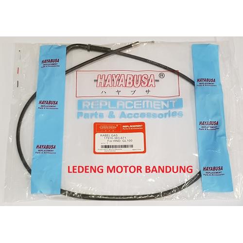 Foto Produk Kabel Gas GL100 Throttle Cable GL 100 KW Bukan Original AHM Honda dari Ledeng Motor Bandung