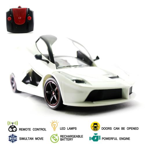 Foto Produk Mainan Mobil Remote Control RC Yellow La Ferrari Neo - Putih dari Mafemale
