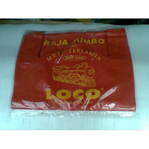 Foto Produk Plastik HD Loco Merah Uk 50 - Kresek HD Tebal dari Plastik Laundry Felix