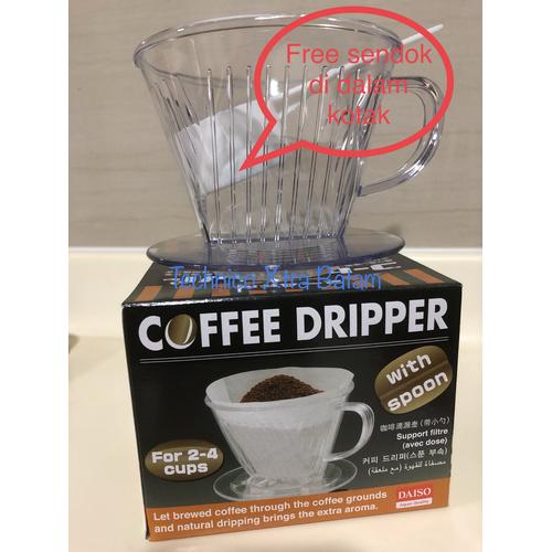 Jual Coffee Dripper / Drip Penyaring Kopi + Sendok Takar (24 Cups
