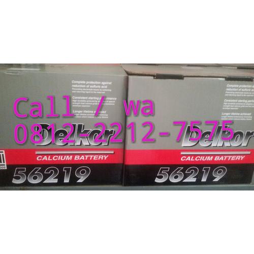 Jual AKI CHEVROLET TRAX DELKOR 56219 12V 62AH - Jakarta Selatan