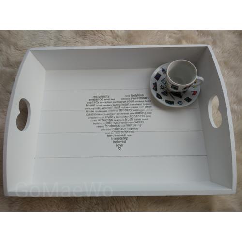 Foto Produk NAMPAN WOOD TRAY BAKI KAYU BIG MOTIF LOVE VINTAGE SHABBY CHIC SANGJIT dari GoMaeWo