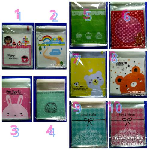 Gambar Plastik Bungkus Kue Pie Cookies Bag Kemasan Aksesoris Kado Souvenir dari myza shop Jakarta Pusat Tokopedia