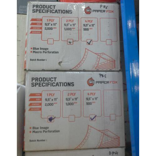 Foto Produk Continuous Form Paperfox 4 Ply PRS - uk (9.5"/2)x(11"/2) dari PojokITcom Pusat IT Comp