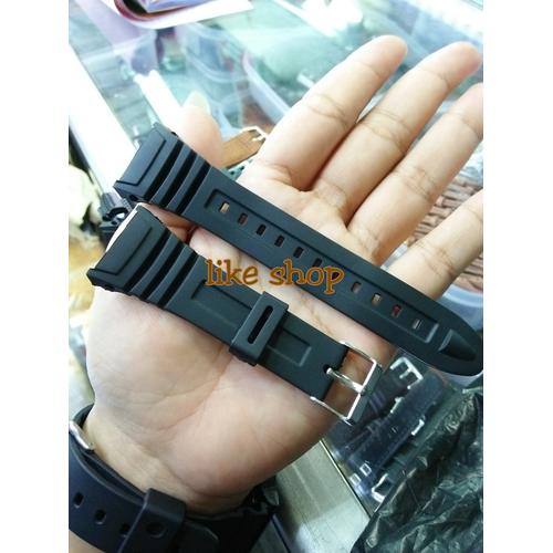 Jual Tali strap rubber karet watch jam tangan casio w96h w-96h w 96 h w 96h  - Jakarta Pusat - Like Shop | Tokopedia