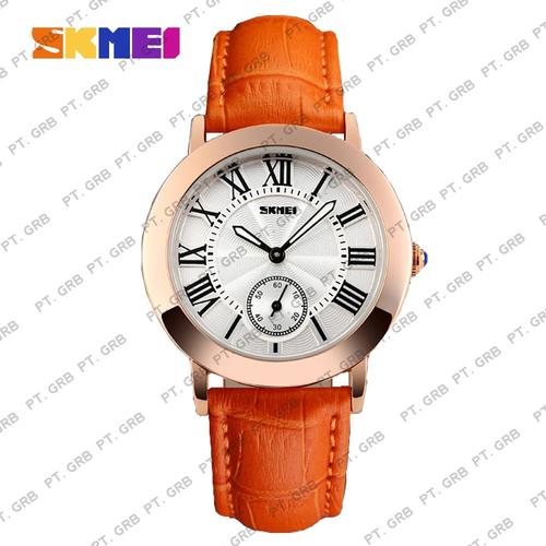 Foto Produk Jam Tangan Wanita Analog SKMEI 1083 Orange Water Resistant 30M dari SKMEI OFFICIAL STORE