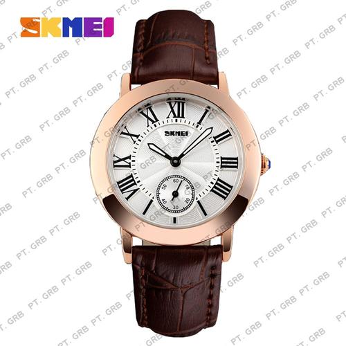 Foto Produk Jam Tangan Wanita Analog SKMEI 1083 Coffee Water Resistant 30M dari SKMEI OFFICIAL STORE