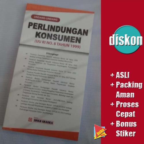 Gambar Perlindungan Konsumen UU RI- no 8 th 1999 dari Buku Beta undefined Tokopedia