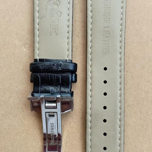 Jual STRAP KULIT TALI JAM TANGAN SWISS 