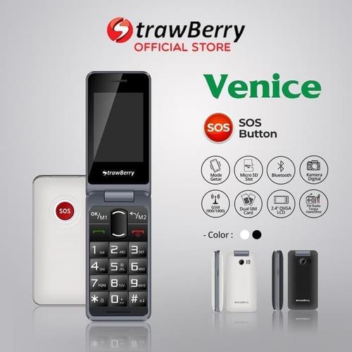 Foto Produk Strawberry Venice | Handphone Flip HP Murah Kamera Digital Bluetooth dari prayoga cell