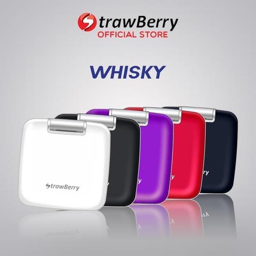 Foto Produk Strawberry Whisky | Handphone Flip HP Murah Kamera Bluetooth QWERTY dari prayoga cell