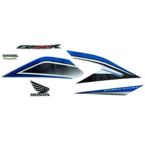 Foto Produk Sticker Body Kanan Putih Biru New CB150R StreetFire (871X0K15920ZCR) dari Honda Cengkareng