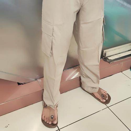 Foto Produk Celana Net TV Trans TV Celana Cargo Khaki Krem Celana PDH Panjang Kem dari Top Star