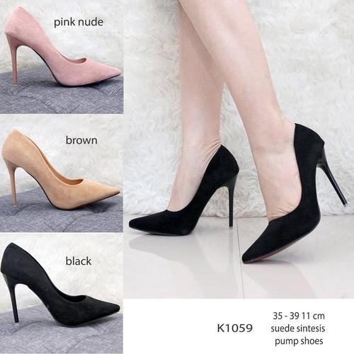 suede pump shoes