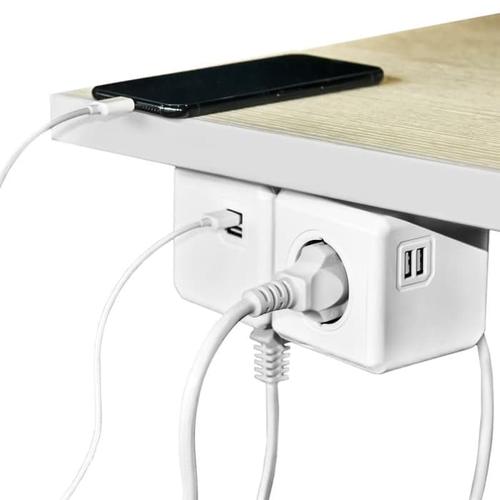 Foto Produk Stop Kontak 4 Elektric Plug + 2 USB Port Portable dari Apan Store