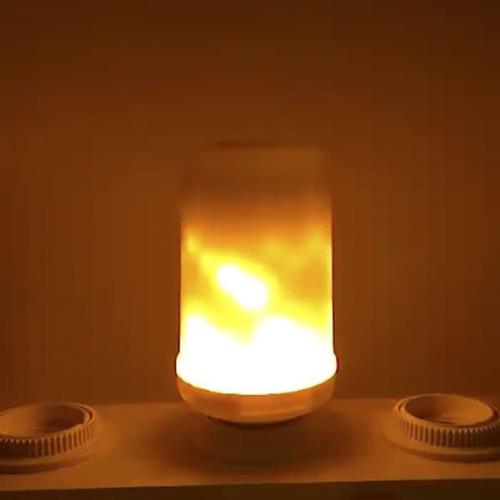 Foto Produk Bohlam LED Flame Effect Api Lilin Realistic Flickering E27 7W dari Apan Store