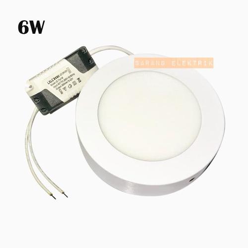 Foto Produk OB Panel Outbow 6W 6 W Watt 6Watt Lampu Downlight LED Bulat / Round - Bulat White dari GrosirAksesorisFashion