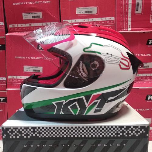 Jual Helm KYT RC SEVEN # 15 ITALY white 