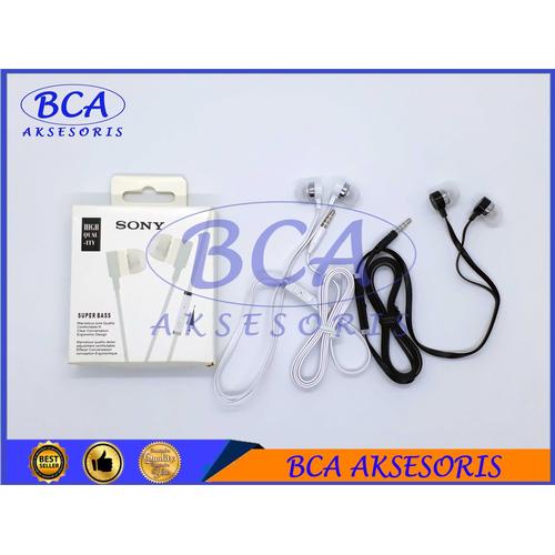 Foto Produk HANDSFREE SONY MEGA BASS+ MIC HEADSET/ EARPHONE/ HEADPHONE dari BCA AKSESORIS