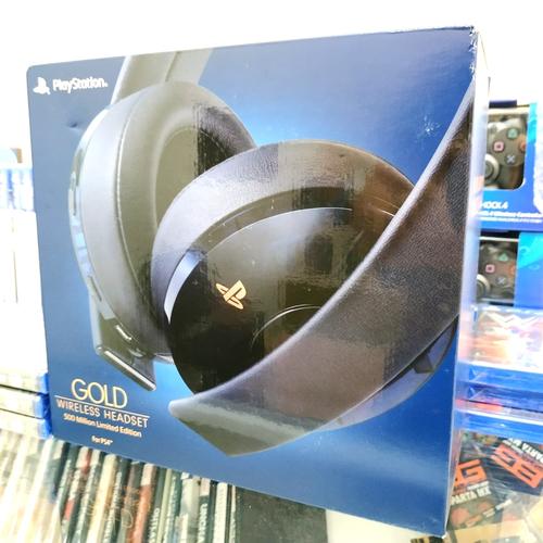 Jual Sony Playstation Gold Wireless Headset 500 Million Limited Edition -  Kota Manado - Senyum Enterprise | Tokopedia
