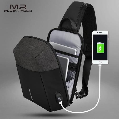 Gambar Tas Selempang Mark Ryden MR7000 - Gray Black dari Motochiefdotnet Jakarta Barat Tokopedia