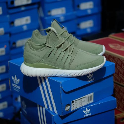 adidas tubular radial olive