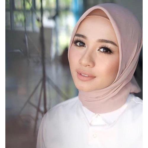 Foto Produk Hijab Jilbab Kerudung Segiempat Polos Bahan Pollycotton Bella Square dari Venjas Shop