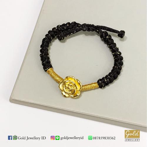 Jual Gelang Tali Emas Hongkong 24k 999 Rose Mawar Tali Hitam Kab Malang Victory Biru Jual Gelang Tali Emas Hongkong 24k 999 Rose Mawar Tali Hitam Kab Malang Victory Biru