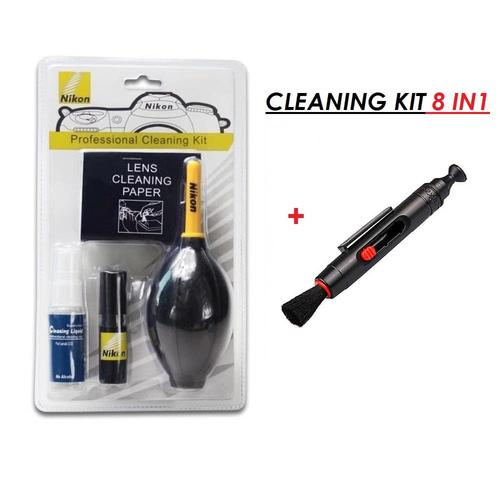 Foto Produk Cleaning Kit 8 In 1 Pro Lens Pen - SLR Kamera - Komputer - Nikon - Hitam dari Grosir Digital