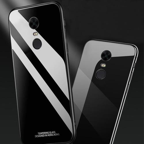 Foto Produk Xiaomi Redmi Note 4X snapdragon Case Luxury Tempered Glass Premium - Hitam dari Jagonya Case