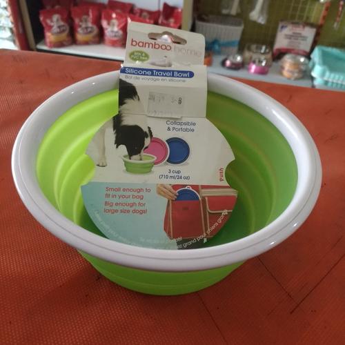 Jual Mangkok Pet Travel Bamboo Slicone Bowl Made In Usa 24 Oz For Dog N Cat Jakarta Barat Haagenpetshop Tokopedia